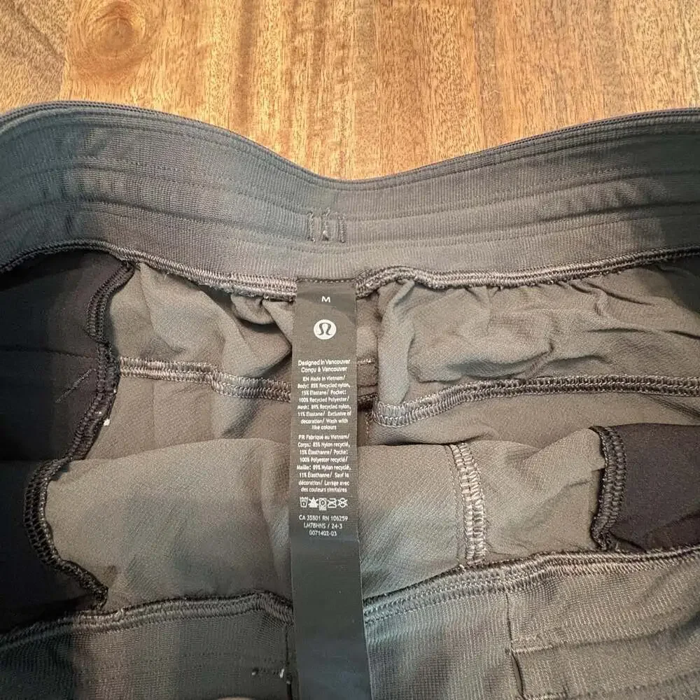 Lululemon Shorts Mens Medium Black License To Train 7 Inch Inseam Athletic